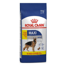 Royal Canin Maxi Adult 15кг+3кг в подарок